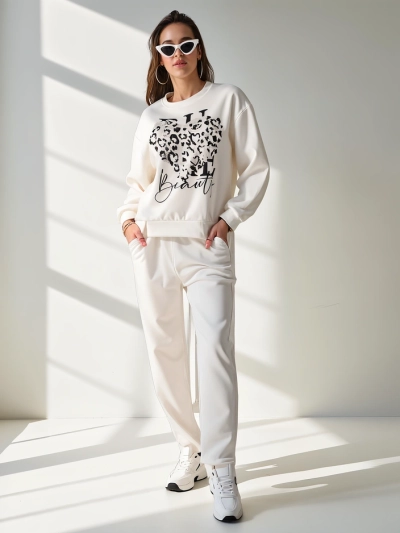 Royalfashion Damen Viskose-Set mit Druck