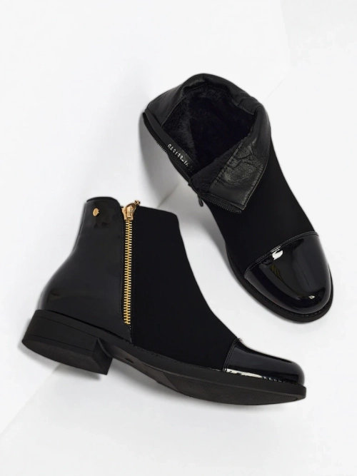 Жіночі ботильйони з еко шкіри Serelith