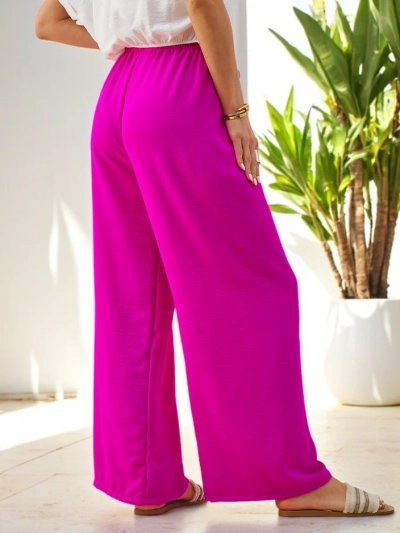 Royalfashion Широкі жіночі штани з еластичним поясом