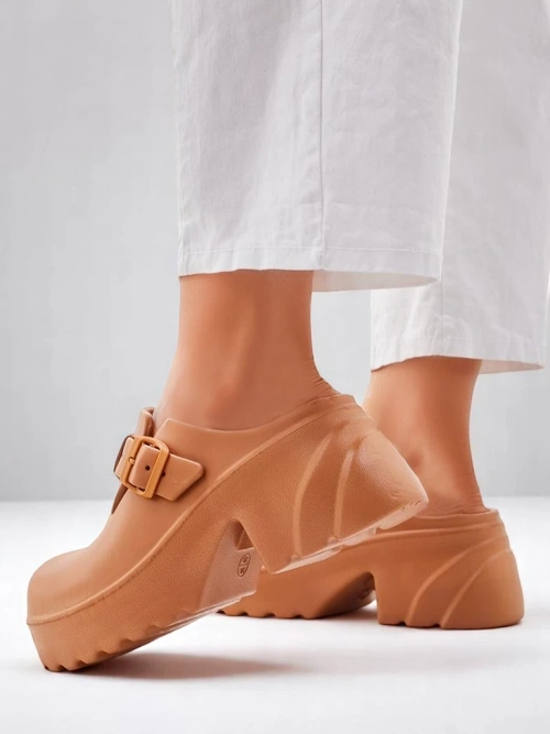 Royalfashion Жіночі гумові босоніжки на підборах Voxones