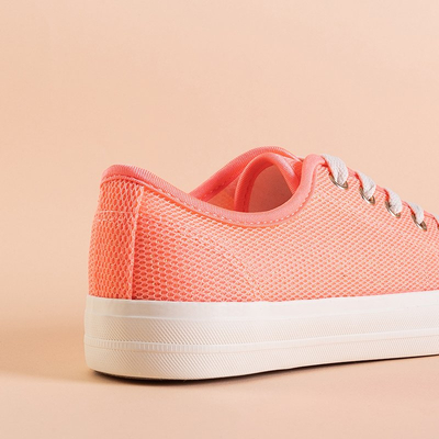 Damen Neon Koralle Vatoa Turnschuhe - Schuhe