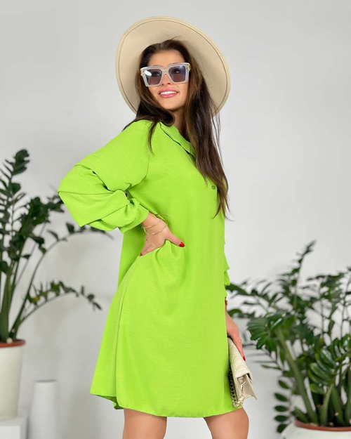 Жіноча сукня оверсайз Royalfashion з оборкою на рукавах