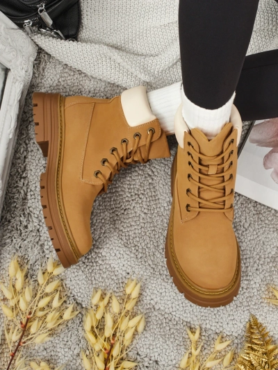 Damen Trapper Stiefeletten Avienne