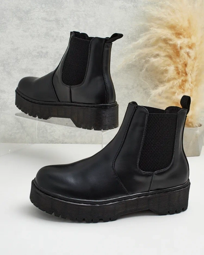 Royalfashion Damen eko Leder Movitas Stiefel