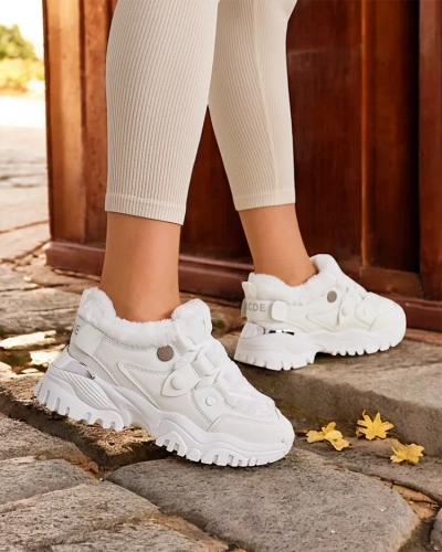 Жіночі кросівки з хутром Poriomo