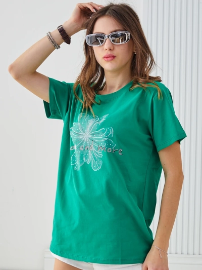 Royalfashion Damen Baumwoll-T-Shirt Mehr und mehr