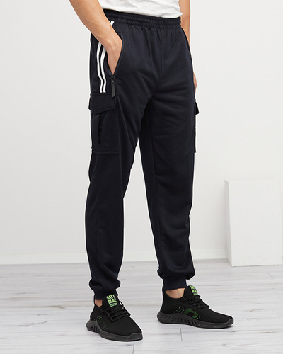 Marineblaue Jogginghose für Herren - Kleidung