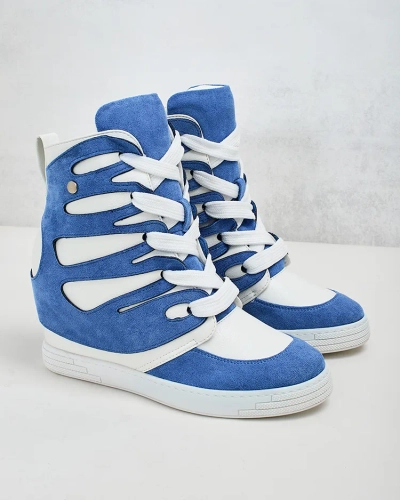 Royalfashion Sportliche Damenstiefel mit Pamstinsa-Absatz