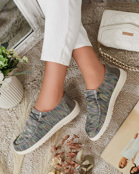 Royalfashion Damen Seleptes Halbschuhe zum Schnüren