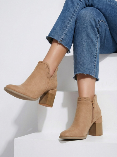 Royalfashion Damen Stiefeletten mit Absatz Vettot