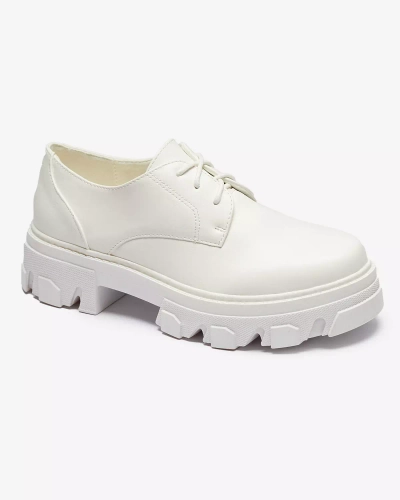 Weiße Damen-Halbschuhe Delgor- Footwear