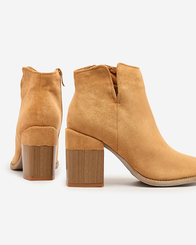 Royalfashion Camel Damen Teascir Stiletto-Stiefel