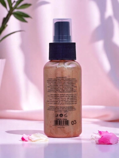 Illuminierendes Gesicht- und Körperspray mit Glitzer Glow Shimmer Spray MoonLight