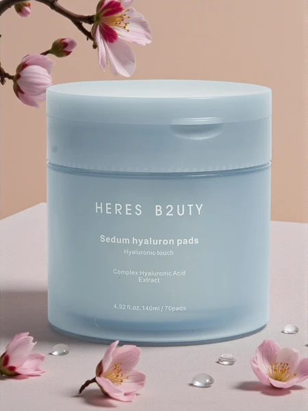 Baumwoll-Kosmetikpads - feuchtigkeitsspendend, mit Hyaluronsäure