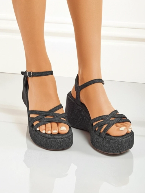 Royalfashion Жіночі сандалі на танкетці Shadow Lift