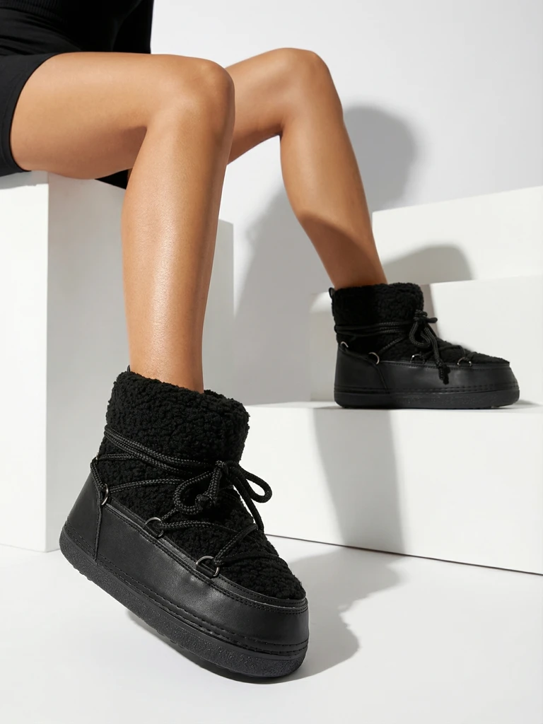 Damen Schneestiefel mit Fell Uvella