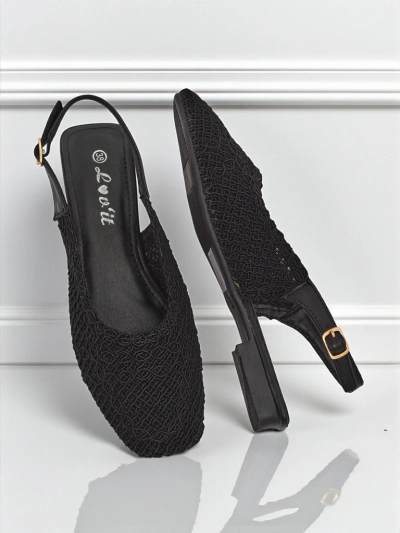 Royalfashion Damen Sandalen mit offener Ferse Breeze Woven