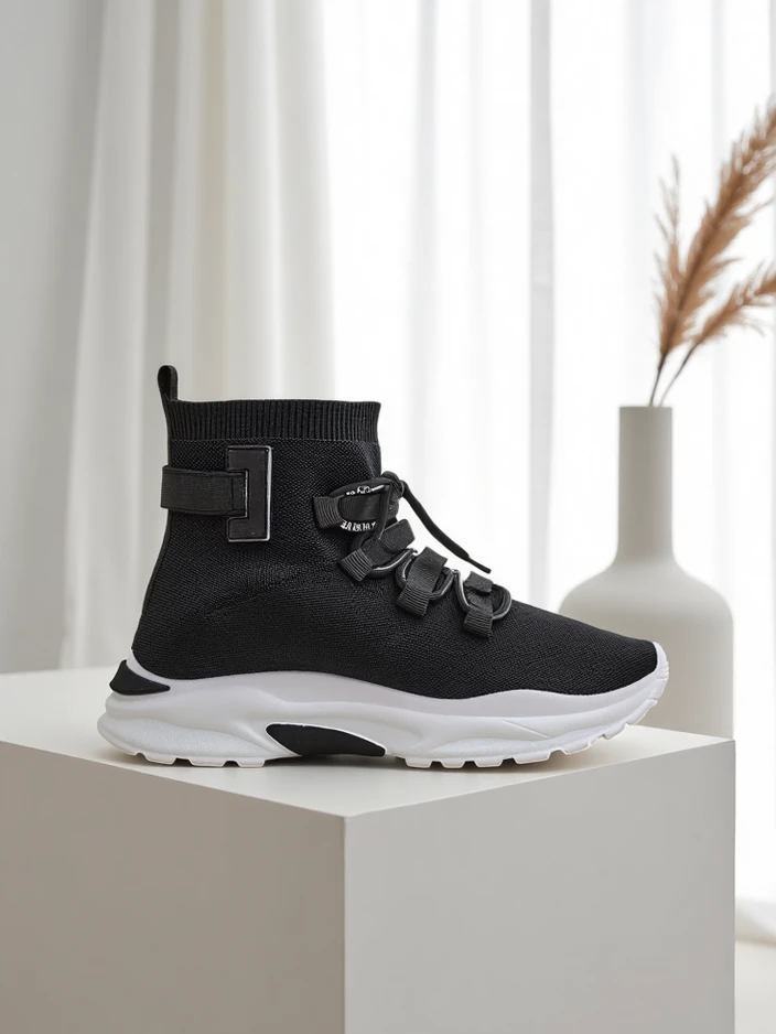 Royalfashion Damen Hochsport Sneakers Lorietea