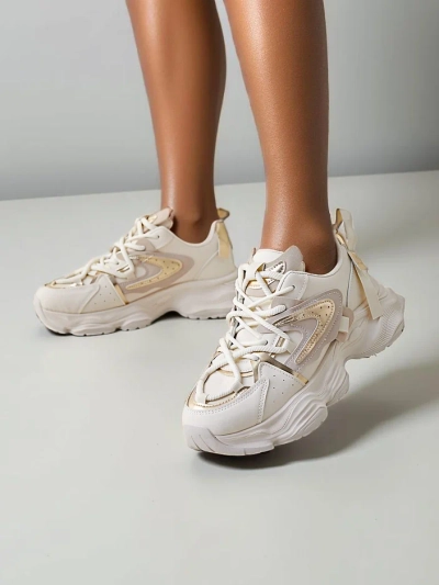 Royalfashion Damen Sportsneaker auf einer dickeren Sohle Quua