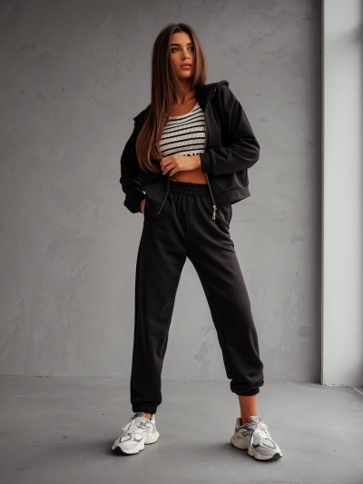 Royalfashion Damen Baumwoll-Trainingsanzug Set
