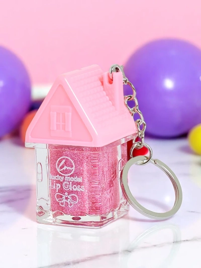 Glitzer-Lipgloss in der Farbe Rosé Pink