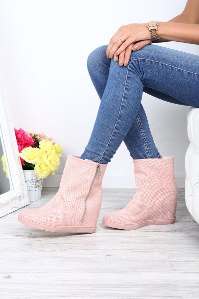 Pink Wedge Heels Genesis - Schuhe 1