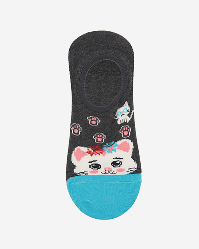 Bunte Damensocken mit Animal-Print 3/Pack - Unterwäsche