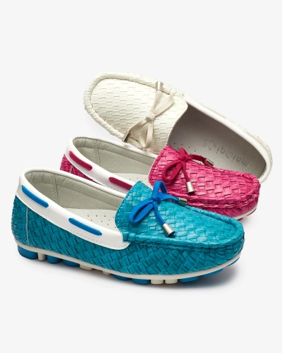 Weiße Mokassins für Kinder Dannad- Footwear