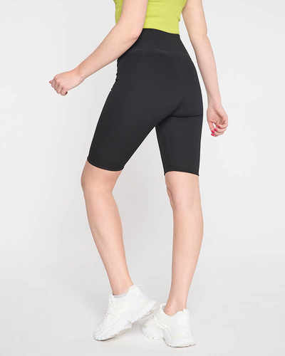 Schwarze Radleggings für Damen - Kleidung