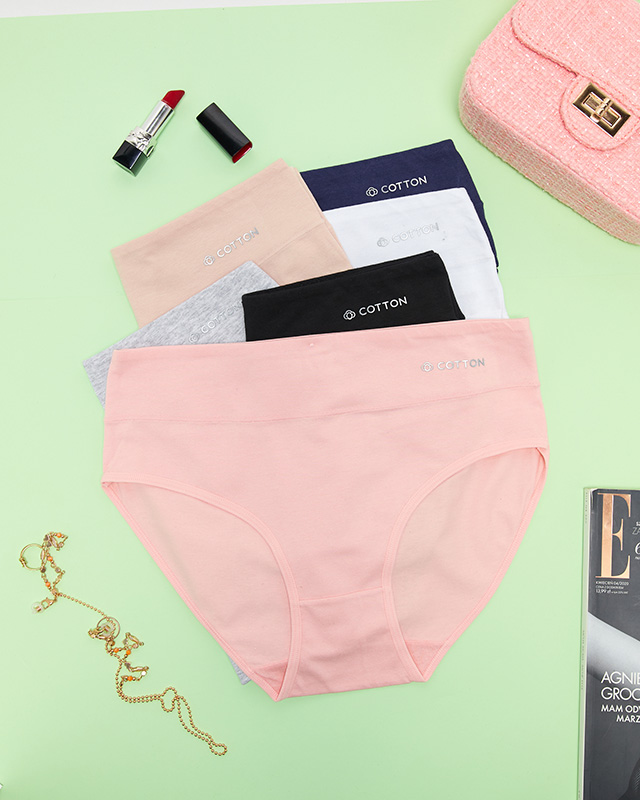 Set Damen-Baumwollslips 6 / Pack - Unterwäsche