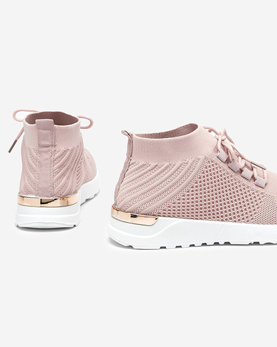 Sportschuhe aus rosa Bamggy-Stoff für Damen - Schuhe