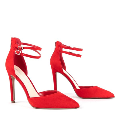 Червоні насоси на високому каблуці Анастасія - Взуття 1