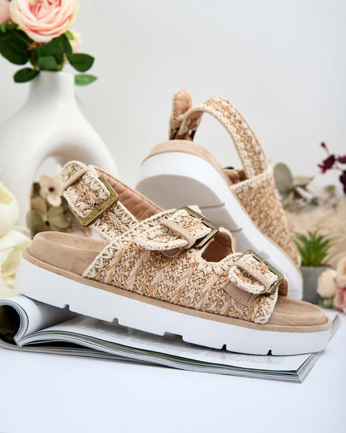 Royalfashion Жіночі босоніжки Lunnay з екозамші