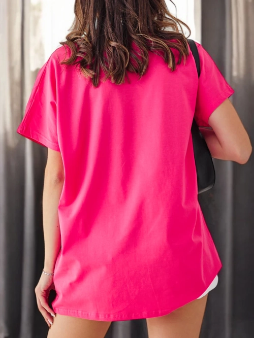 Royalfashion Жіноча бавовняна футболка Багато сердець