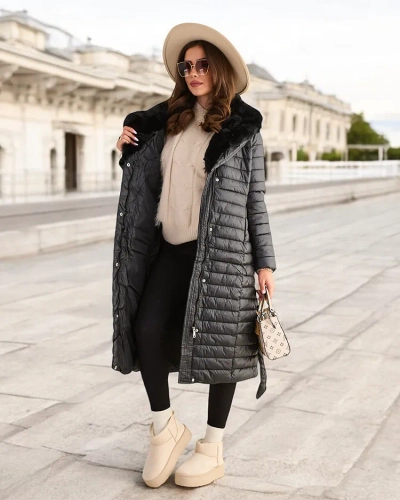 Royalfashion Langer Damenmantel