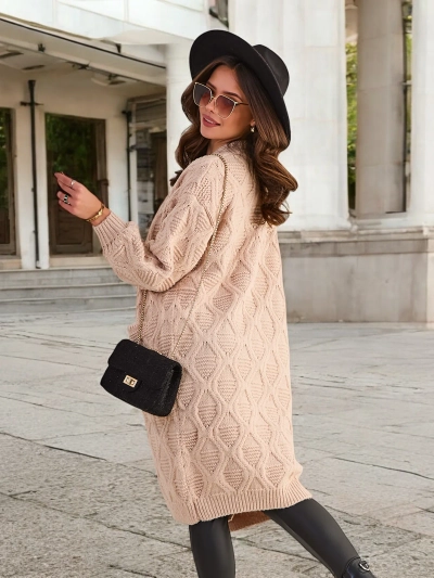 Рояльна мода В'язаний жіночий пончо-світшот