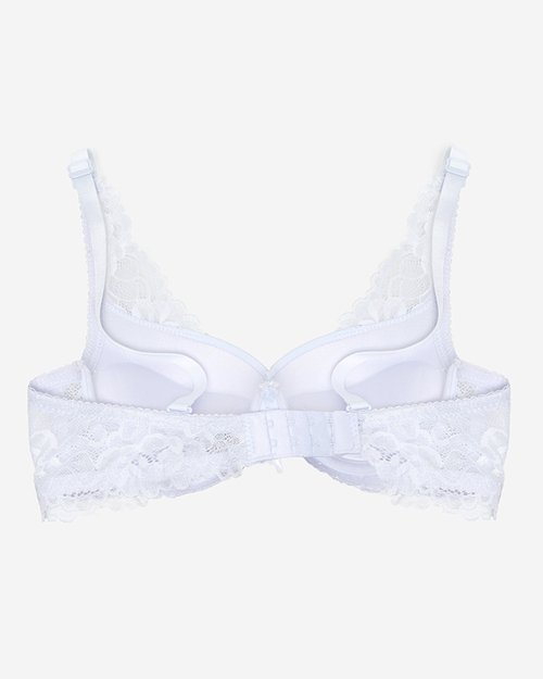 Чуттєвий білий мереживний бюстгальтер - Нижня білизна