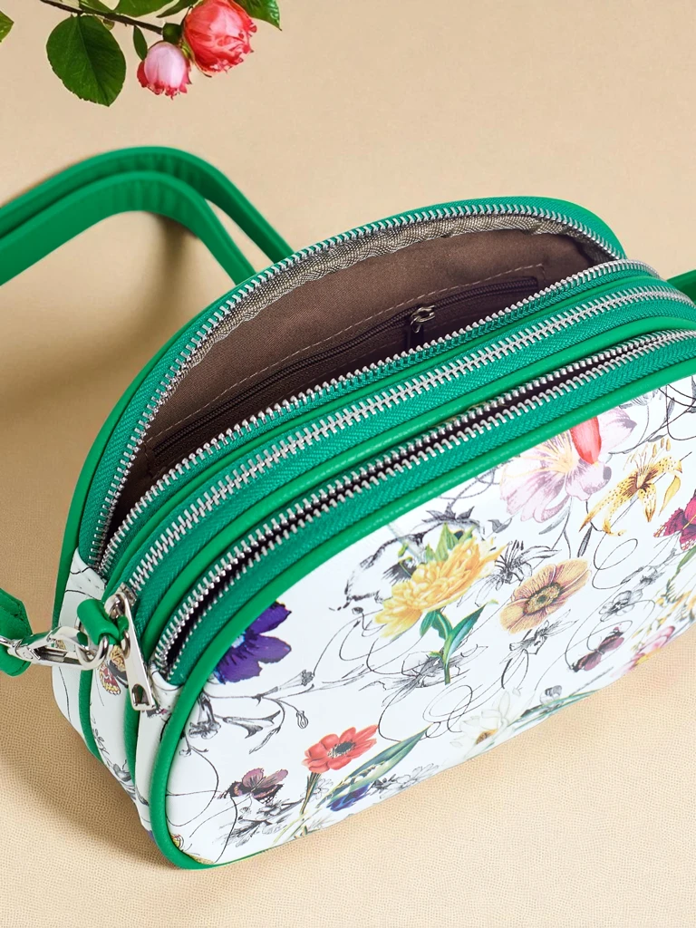 Royalfashion Kleine Damenhandtasche aus Öko-Leder Floriana