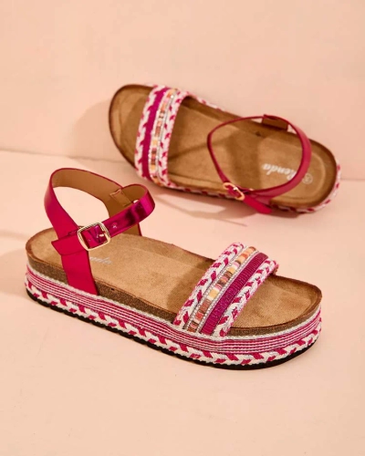 Royalfashion Damen bestickte Mussir-Sandalen