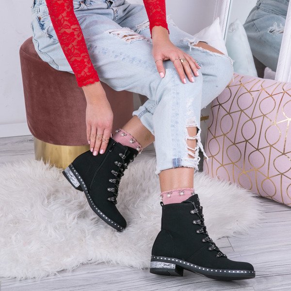 Black Shelby Workers - Footwear