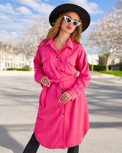 Royalfashion Women's Shirt Type Coat
