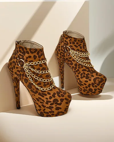Royalfashion Damenstiefeletten auf einem Stiletto Damesse