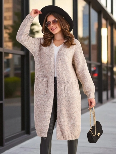 Royalfashion Damen Strickponcho-Style Pullover
