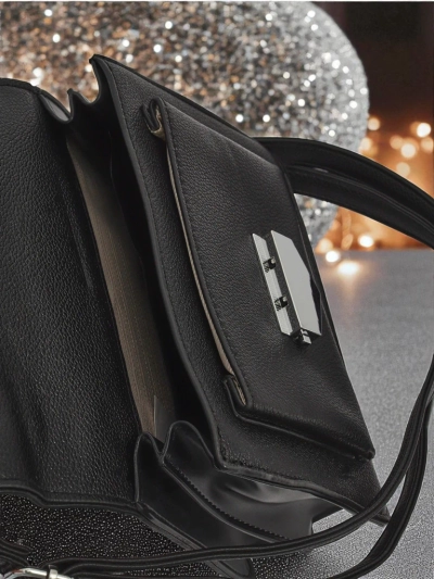 Royalfashion Damen Umschlaghandtasche mit Griff Amalthea Avorio