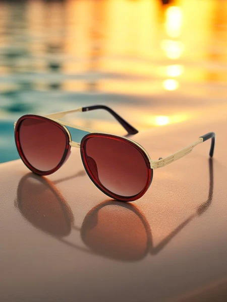 Royalfashion Sonnenbrille im Mucha (Oversize)-Stil Muse