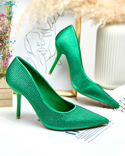 Royalfashion Damen Ferconie Stiletto-Pumps mit Zirkonen