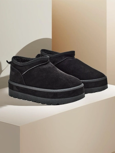 Royalfashion Kurze Damen Schneestiefel à la Biovve