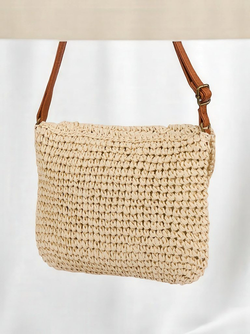 Royalfashion Маленька солом'яна жіноча сумка Sunny Stripes Mini