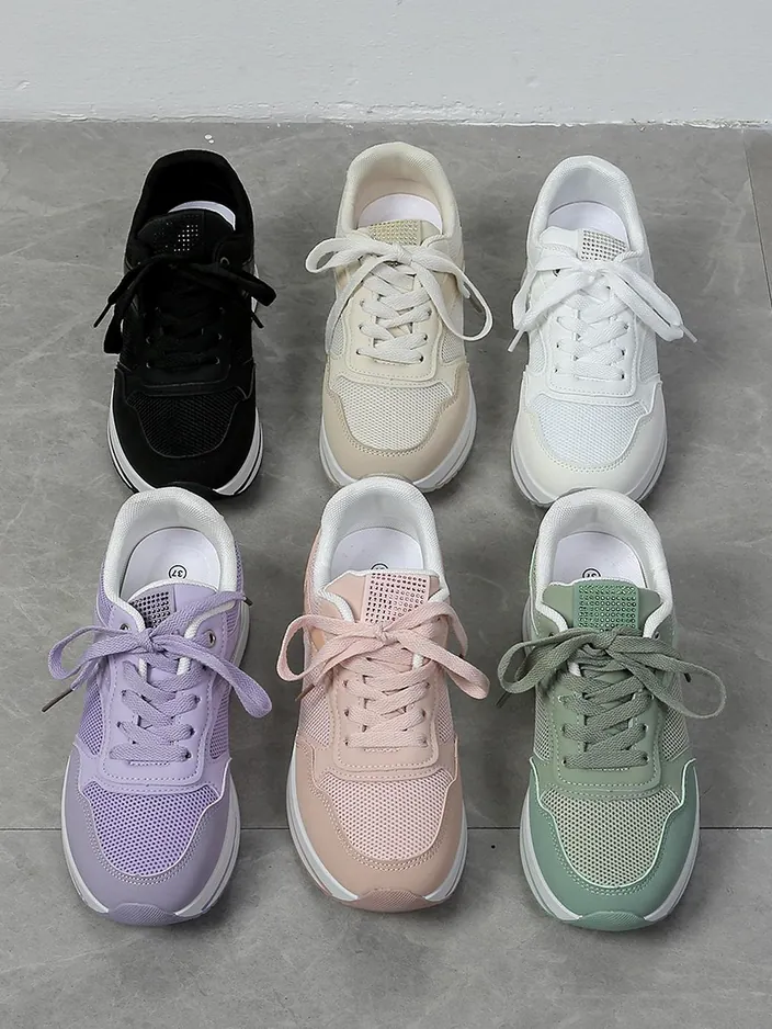 Royalfashion Damen Sport Sneakers auf einer Plattform Revided