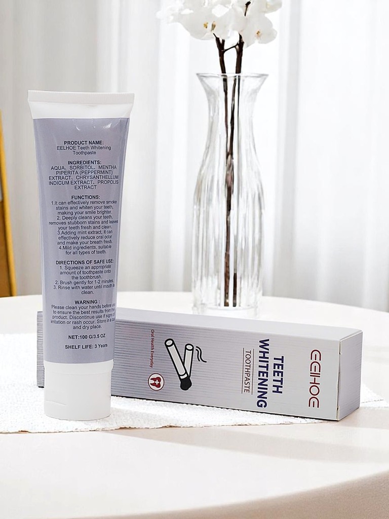 Zahncreme zur Fleckenentfernung und Aufhellung